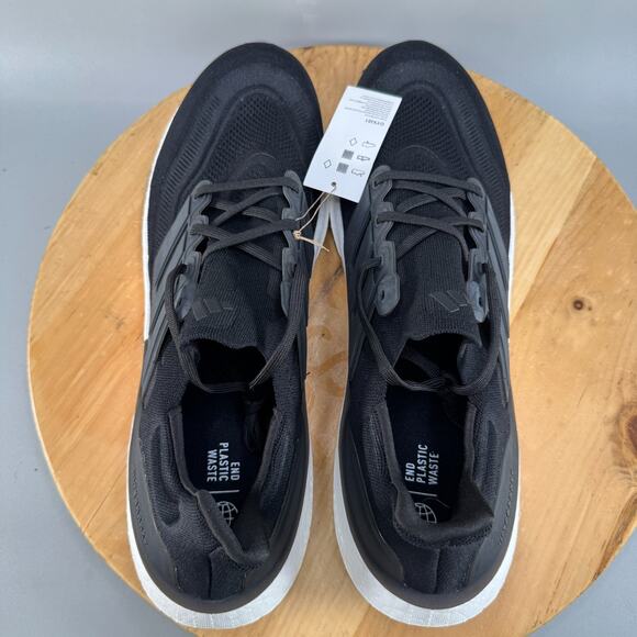 Adidas Ultraboost Light Mens Size 18 Running Sneakers Core Black White GY9351 - Picture 5 of 8